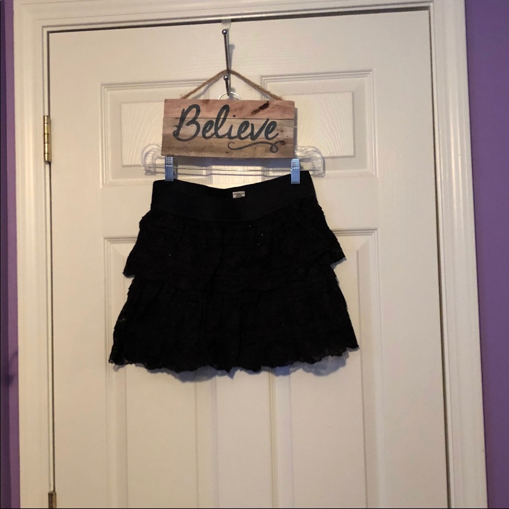 Mini Black Skirt